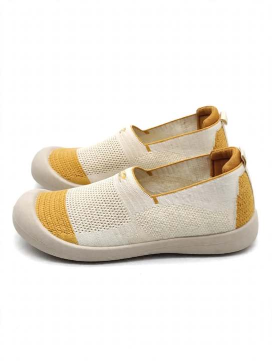 SHAZ%20FOOTWEAR%20Women's%20White%20&%20Mustard%20Slip-On%20Walking%20Shoes%20-%20Lightweight%20Breathable%20Comfort%20Loafers%20for%20Ladies%20-%20Image%207