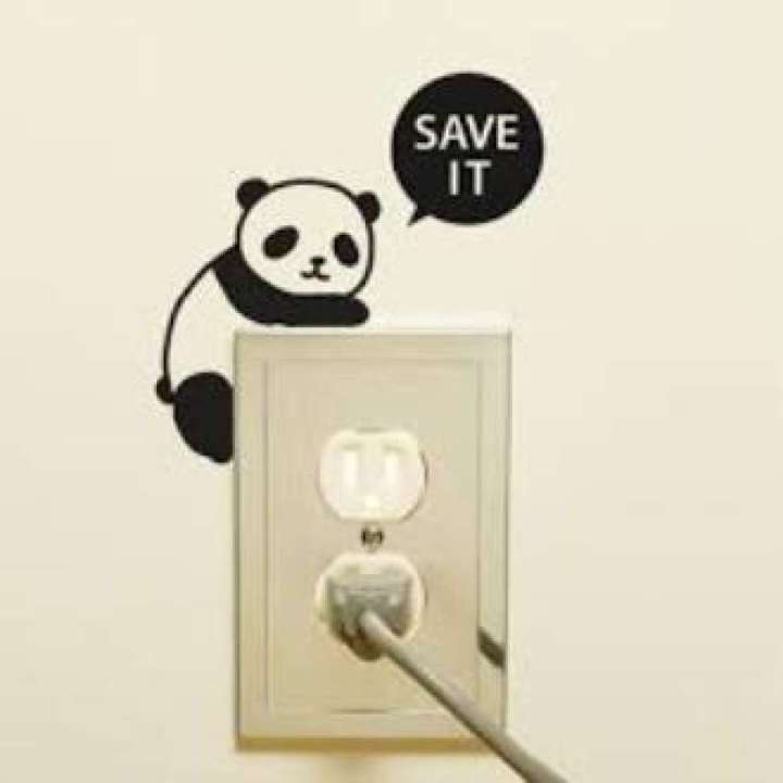 panda switchboard Switch board sticker Stickers for light boards electric button board wall decal
