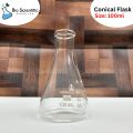 Normax - Borosilicate 3.3 Graduated Conical Glass Flask / Elementary Flask for Laboratory 100ml. 