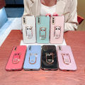 Applicable to Samsung A22 Phone case 4G Cute Panda S21 Invisible Folding Bracket A32 All-Inclusive Drop-Resistant A72 Men and Women. 