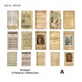 Panda Online 30 Pcs Burning Poems Series Vintage Journal Material Paper Scrapbooking Special Paper Journaling Kit Scrapbook Stickers. 