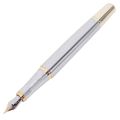 Jinhao 250 Frosted White Gold Fountain Pen M Nib Fountain Pen Gift Festival. 