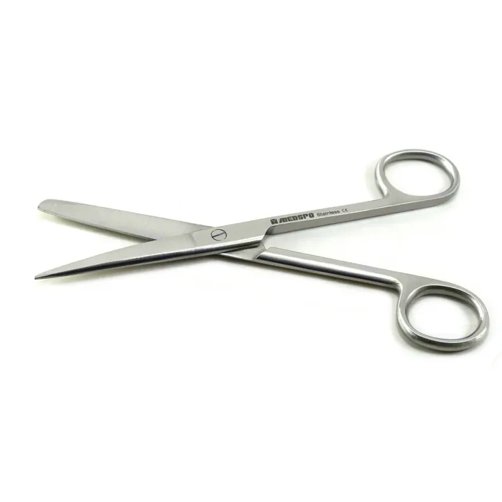 High%20Quality%20Professional%20Stainless%20Steel%20Medical%20Dressing%20Bandages%20Cutting%20Dressing%20Scissors%2014cm%20First%20Aid%20Tray%20Scissor%20Medium%20-%20Image%203