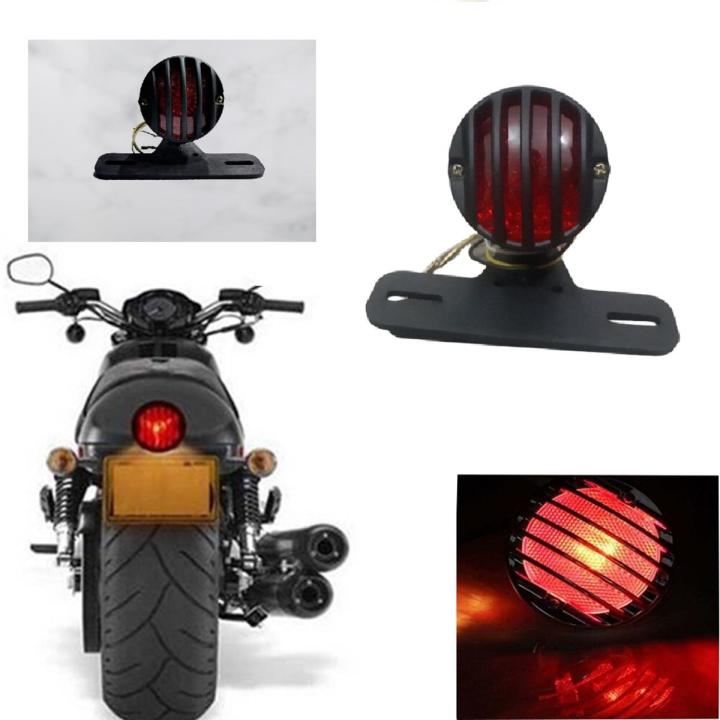 Cafe Racer Style Back Light For Bike Motorcycle Taillight Red