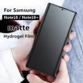 Samsung Galaxy Note 10 Plus/Note 10 Plus 5G Ceramic Matte Screen Protector Unbreakable Tempered Fiber Flexible Full Edge-to-Edge Protection. 