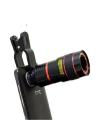 Universal 18X Mobile Phone Clip Lens - Red and Black. 