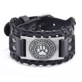 Pu Leather Bracelet Euramerpunk Wind North Polar Bear Type Bracelet. 