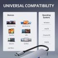 4-in-1 USB C Hub  4 Ports USB 3.0 Aluminum USB c Adapter OTG  Splitter Expander for MacBook Air Pro  iPad  Xiaomi Laptops Phone（4 in 1 USB）. 