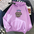 Yuri on Ice Hoodies Spring/Autumn Cute Poodle Print Hoodie Kawaii Dog funny hip hop Clothes Winter Sweatshirt Dropshipping. 