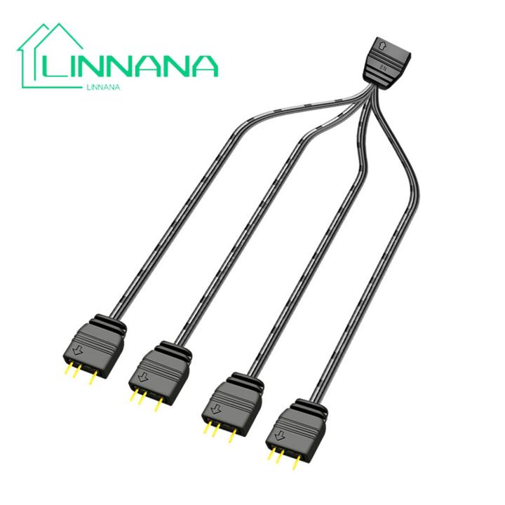 ARGB Splitter Cable Replacement 1 to 4 Mainboard ARGB Splitter Cable ...
