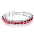 Exquisite Red Crystal Bracelet for Women. 