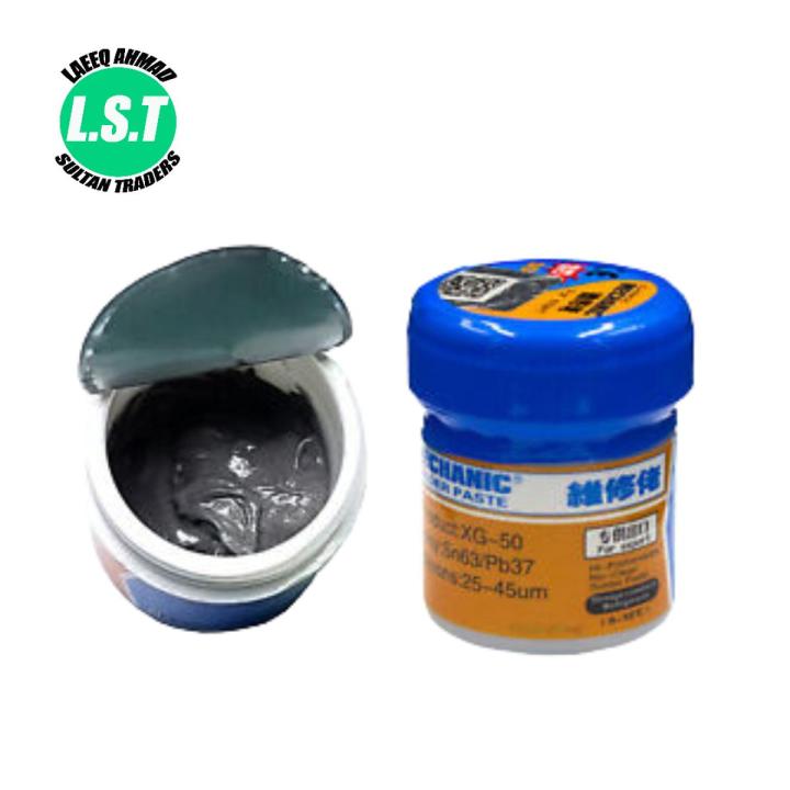 BGA Paste Mechanic XG50, (Sn 63%, Pb 37%, 183 °C, 35 g)