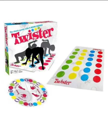 Twister Board Game - The Game of Physical Skill & Balance - Fun Party ...