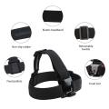 Head Strap Mount for Go Pro Hero 8, 7, 6, 5, Black, Session, Hero 4, Black, Silver, Hero+ LCD, 3+, 3, DJI Osmo Action Cameras Adjustable Elastic Band. 