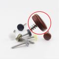 100 PCS/Bag Screw Head Plastic Cap Practical Self-Tapping Screw Decorative Cover Nut Bolt Protective Cover Furniture Hardware. 