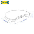 IKEA Laptop support Cushion - dark grey, 52x38 cm. 