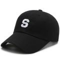 LINJW Spring Unisex Cotton Baseball Cap Men Women Summer Letter S Embroidery Caps Snapback Hat Hip Hop Hats Outdoor Dad Hats. 