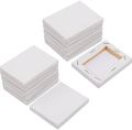 10 Pack Mini Canvas Panels - 5pcs (6 x 6 ), 5 pieces ( 8 x 8 )100% Small Cotton Stretched Canvas Boards for Painting  100% Small Cotton Stretched Canvas Boards. 