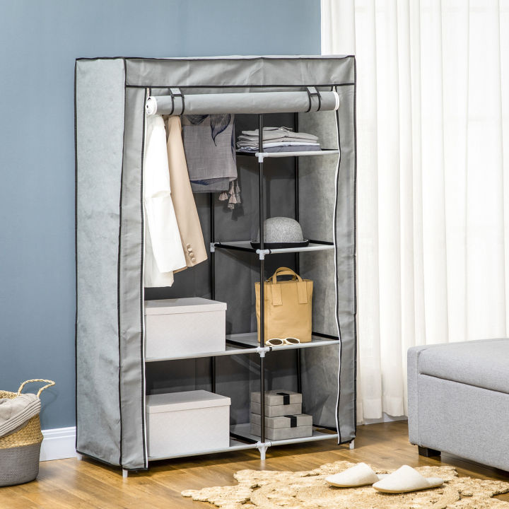 Storage%20Wardrobe%20Foldable%20and%20Movable%20Cloth/Fabric%20Wardrobe%20with%20Zip%20Up%20Collapsible%20Cupboard%20-%20Image%204