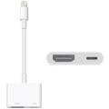 Lightning Digital AV Adapter With HDMI for audio and video output  Streaming compatible to IOS Device With lighting port for charging or handsfree 100% Genunine Prodcut. 
