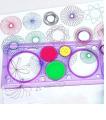 As 1Pc New Spirograph Geometric Ruler Stencil Design Ruler Set Spiral Art Classic Toy Stationery As. 