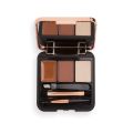 Makeup Revolution Brow Sculpt Kit Medium Brown. 