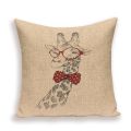 Nordic Elk Cushion Covers Rustic Pillow Finery Deer PillowCase Chair Large Linen Home Decor Animal Pillows Covers Case. 