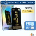 1-5 Pcs - OPPO F19 / F19 Pro - Premium Quality OG Glass Screen Protector - Extra Smooth touch - With Cleaning Wipe. 