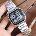 Casio - AE-1200WHD-1AVDF - Digital Wrist Watch for Men - Stainless Steel - Youth Series. 