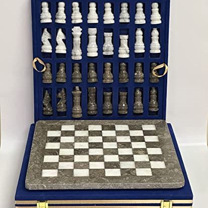 ApexGlobal%20Large%20Handmade%20Full%20Chess%20Set,%20Grey%20and%20White,%20Marble%20Chess%20Board,%2032%20Chess%20Game%20Pieces,%20Unique%20Home%20d%C3%A9cor.%20Handcrafted%20Tournament%20Chess%20Board%20-%202%20Players.%20-%20Image%202