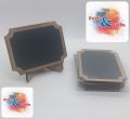 Pack of 5 Small Wooden Chalkboard Mini Black Board for Message Note Memo with Stand (CB-1). 