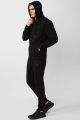 Code Winter Plain Black Tracksuit Plain Black Hoodie Trouser Tracksuit For Men. 