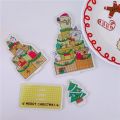 Christmas Sanrio acrylic standing sign Cinnamoroll Pom PomPurin assembled desktop ornaments My Melody toy figure Hellokitty modeling table decorations exchange gifts. 