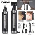 Personal Care Kemei KM-6511 2-in-1 Electric Nose Hair Trimmer Multifunctional Beard Trimmer Shaver Men Clipper Hair Remover Machine. 