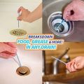 Sani Sticks Keeps Drain Clear & Odor-Free Kitchen Dapur Sink and Bathtub Drain Cleaner (Pack of 12 Sticks) Blue Colour Sani Sticks Drain Cleaner and Deodorizer Non-Toxic Enzyme Formula to Eliminate Odors and Helps Prevent Clogged Drains. 
