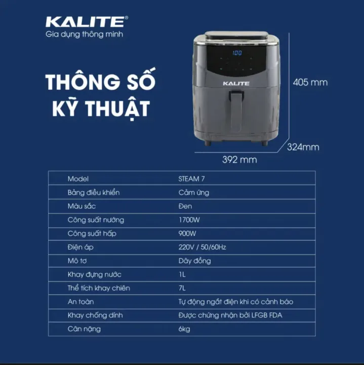 Kalite%20Steam%207%20Air%20Fryer%20Oven%20Digital%20Display%20With%20Touchscreen%207%20Leter%20Large%20Airfryer%20Cooker%2018%20Touch%20Cooking%20Presets%20200%20Recipes%20Xl%20Air%20Fryer%20Basket%201700w%20Power%20Multifunction%20Stainless%20Steel%20-%20Image%203