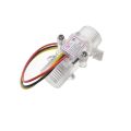 YF-S201C crystal clear water flow meter sensor. 
