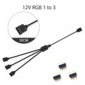 Motherboard RGB SYNC Motherboard Cable Splitter 5V 3Pin ARGB SYNC HUB Transfer Extension Cable For M/B ASUS GIGABYTE MSI. 