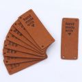 50Pcs Handmade PU Leather Tags Handmade with Love PU Labels Faux. 