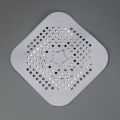 Fashion Portable Drain Hair Catcher Filter Sink Wear-resistant Multifunction Silicone Strainer Anti-odor Deodorization Quadrate Silicone Mat Floor Drain Bathtub. 