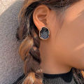 [ New ] High-Key Dignified Alloy Irregular Golden Edge Drip Ring for Women   Retro Personality All Match Hand Jewelry. 