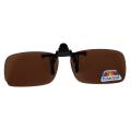 Clip-on Polarized Day Night Vision Flip-up Lens Driving Glasses Sunglasses. 