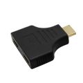 Colorful 1080P HDMI Ports Male to 2 Female 1 In 2 Out Splitter Adapter. 