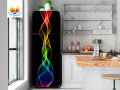 fridge sticker Door Wrap, Self-adhesive, Waterproof, PVC fridge protector sheet by arteffect. 
