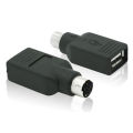 USB To PS2 Adapter Cable Round Head Mouse And Keyboard Interface Converter PS2 To USB Computer Cable Adapter Mushen. 