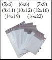 500 Pieces With Shipping Lable Pocket  5x6, 6x9, 7x9, 8x11, 10x12, 12x16, 14x19, 16x22 E Commerce Courier Flyer Water Proof Thick Quality Perfect Adhesive Tape TCS Leopard Call Courier Plane White Flyer. 