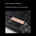 QUANBU 2X M.2 NVMe SSD Heat Sink 0.8mm for M2 2280 Solid State Hard Disk Copper Heatsink with Thermal Pad Laptop SSD Radiator. 