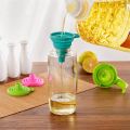 Muntazir High quality mini funnel beautiful foldable oil funnel food grade silicon water funnel/ qeef kitchen accessories funnel/ peep, kitchen organizer keef, kitchen tools, kitchen gadgets, Bottle Water Pump Dispenser. 