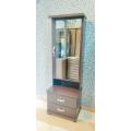 slim and compact dressing with huge storage / dressing table / miror. 