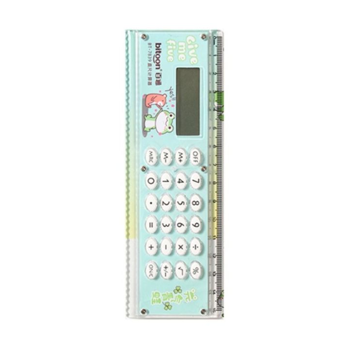 High Quality 2-in-1 Calculator Ruler 15CM with 8 Digit Calculator ...